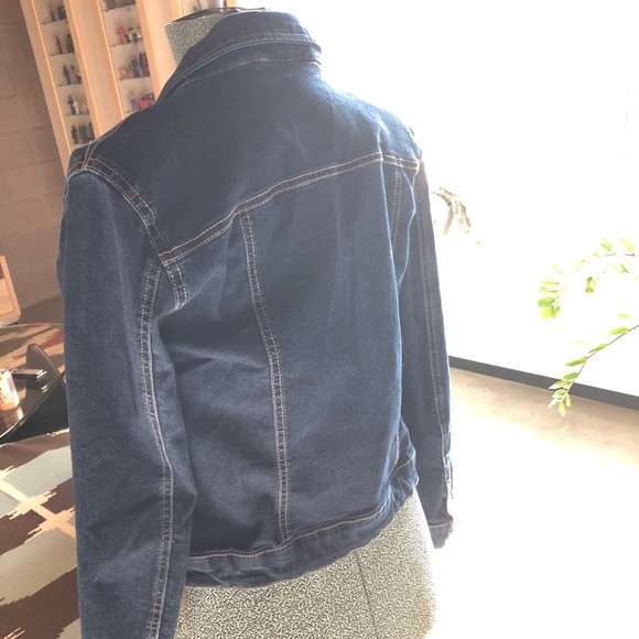 ASOS NOISY MAY STRETCH DENIM JACKET - Picture 2 of 5